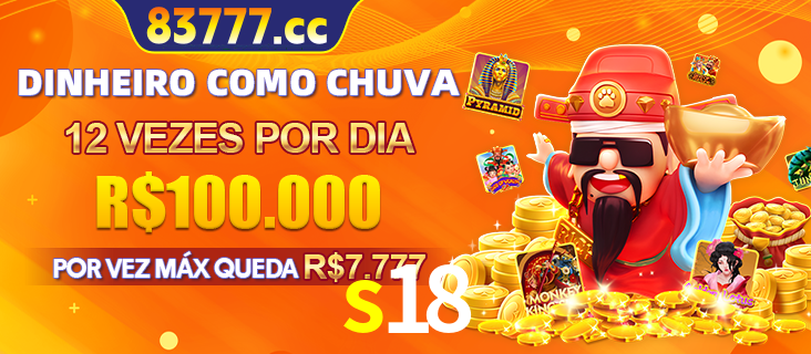 Banner do programa de recompensas Recomende para amigos do s18, detalhando os bônus por convidar amigos, com prêmios que chegam a R$288.888.