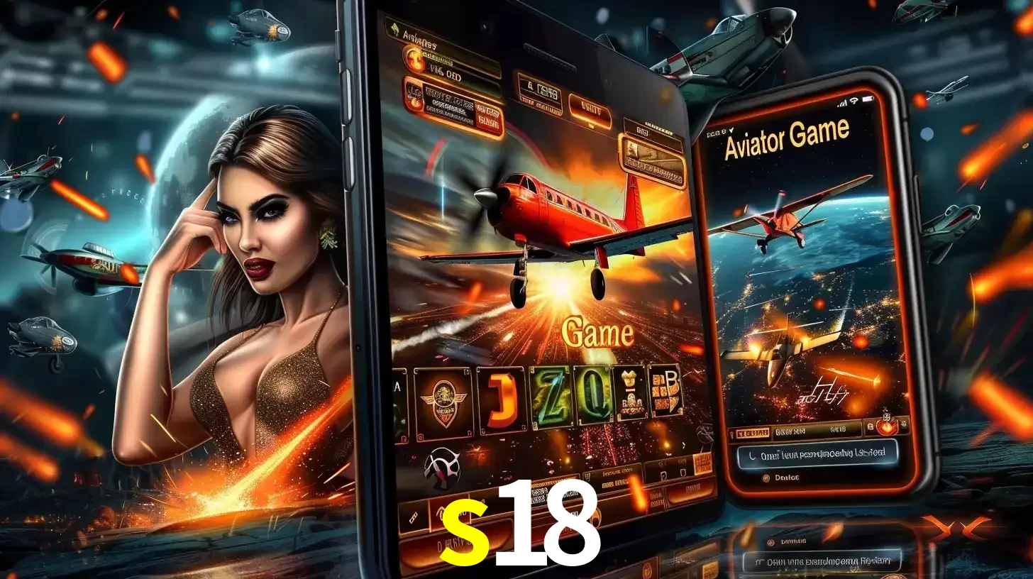 Mulher estilosa cercada por telas que exibem a jogabilidade do Aviator, capturando a intensidade e a estratégia deste popular crash game oferecido pelo s18.